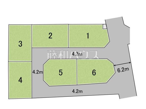全体区画図　【所沢市上新井１丁目】