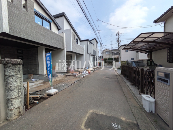 接道状況および現場風景 【練馬区下石神井4丁目】 接道状況および現場風景 【練馬区下石神井4丁目】