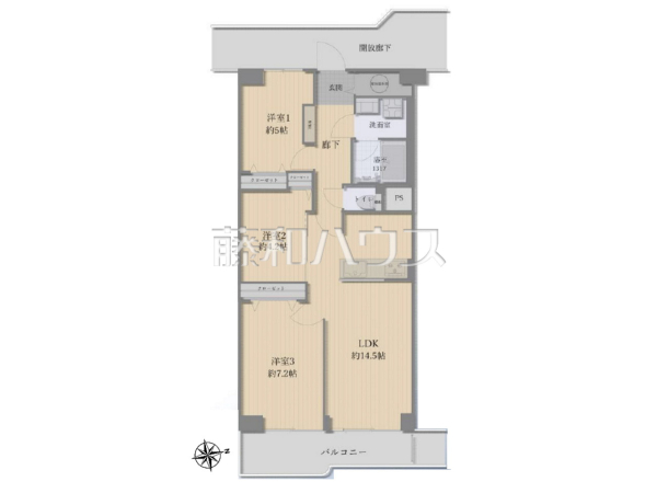 間取図　【ネオコーポ調布】