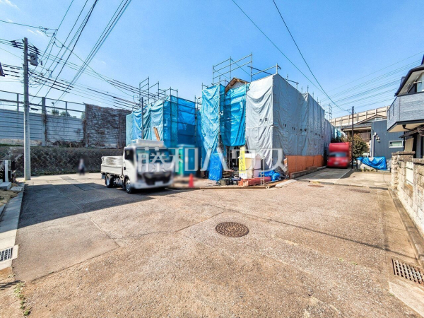 接道状況および現場風景　【清瀬市下宿３丁目】