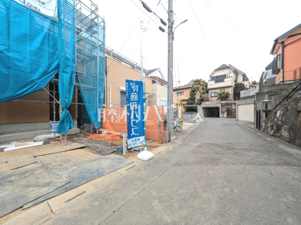 接道状況および現場風景　【富士見市大字水子】