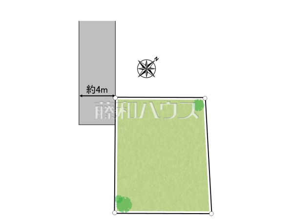 全体区画図　【日野市南平６丁目】