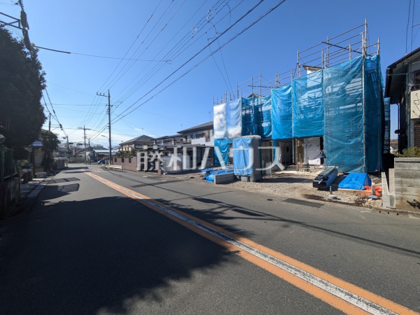 接道状況および現場風景　【東村山市多摩湖町１丁目】