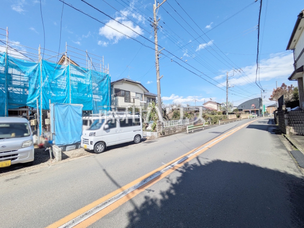 接道状況および現場風景　【東村山市多摩湖町１丁目】