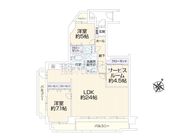 間取図　【シャトレ愛松春日井】