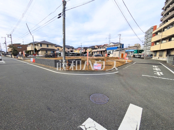 接道状況および現場風景　【八王子市大塚】