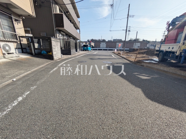 接道状況および現場風景　【八王子市大塚】