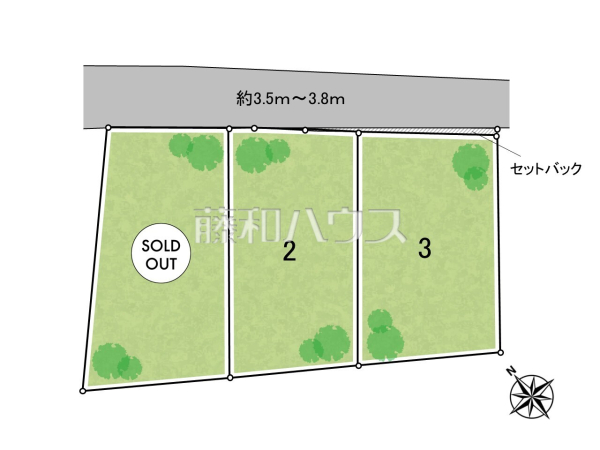 全体区画図　【糸満市字喜屋武】