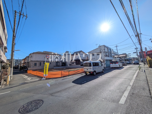 接道状況および現場風景　【練馬区石神井台３丁目】