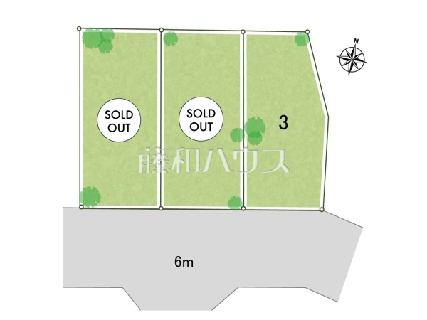 全体区画図　【世田谷区北烏山９丁目】