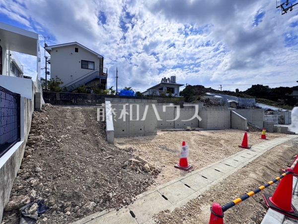 現場風景(A号棟付近)　【糸満市字兼城】