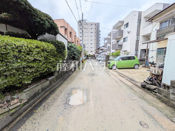 接道状況および現場風景　【福岡市南区井尻４丁目】