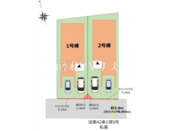 全体区画図　【福岡市南区井尻４丁目】