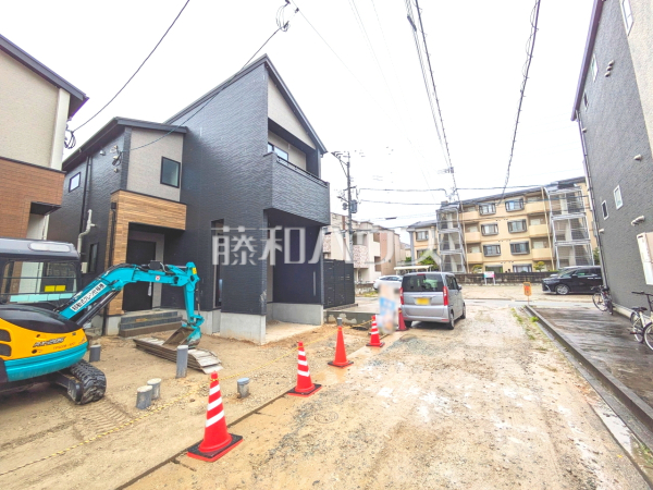 接道状況および現場風景　【福岡市南区井尻４丁目】