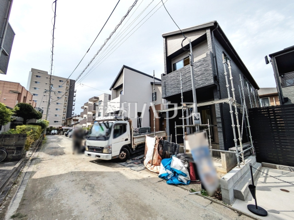 接道状況および現場風景　【福岡市南区井尻４丁目】