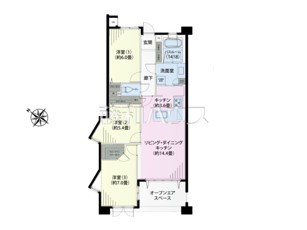 間取図　【グランシティ西荻窪La Avenue】