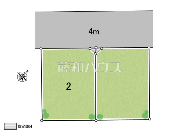 全体区画図　【朝霞市三原２丁目】