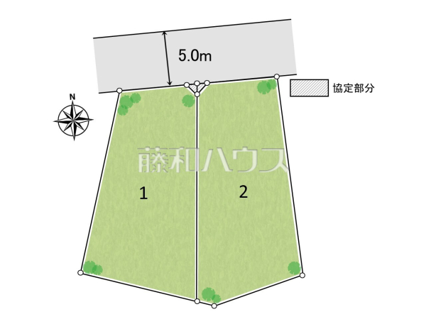 全体区画図　【糟屋郡志免町桜丘３丁目】