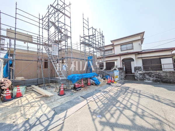 接道状況および現場風景　【福岡市南区西長住２丁目】