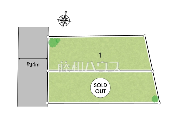 全体区画図　【和光市諏訪】