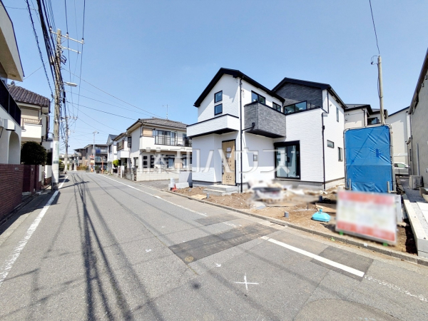 接道状況および現場風景　【練馬区石神井台３丁目】