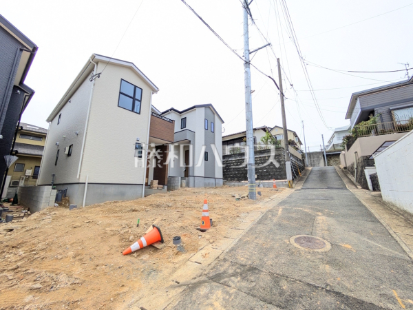 接道状況および現場風景　【福岡市南区長住１丁目】