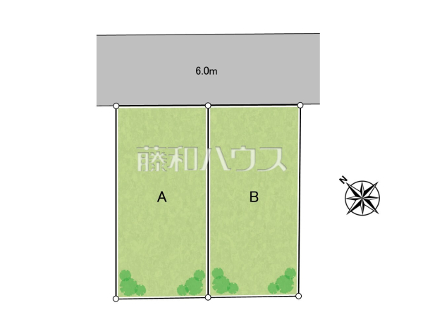 全体区画図　【春日井市高森台７丁目】