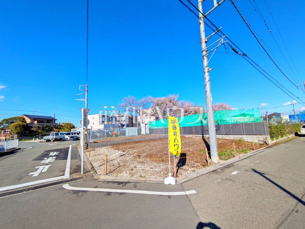 接道状況および現場風景　【稲城市東長沼】