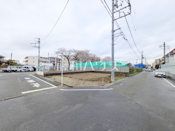 接道状況および現場風景　【稲城市東長沼】