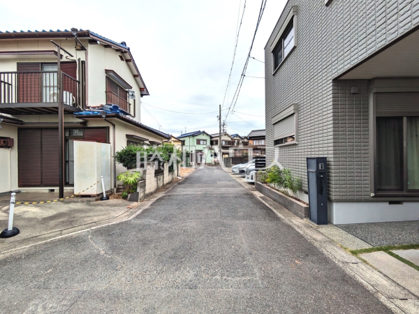 接道状況および現場風景　【春日井市六軒屋町】