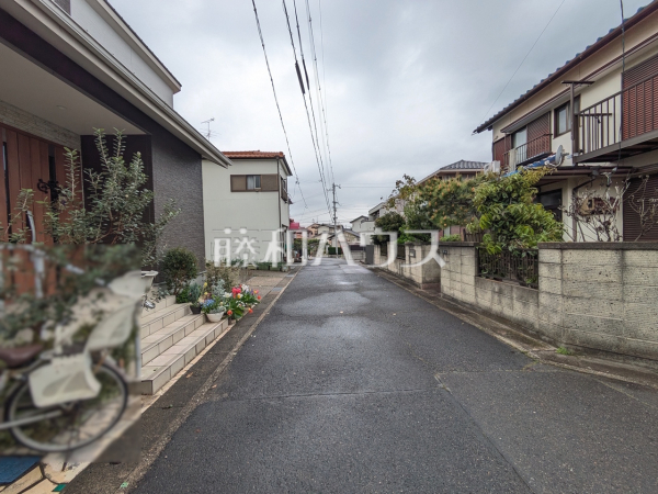 接道状況および現場風景　【春日井市六軒屋町】
