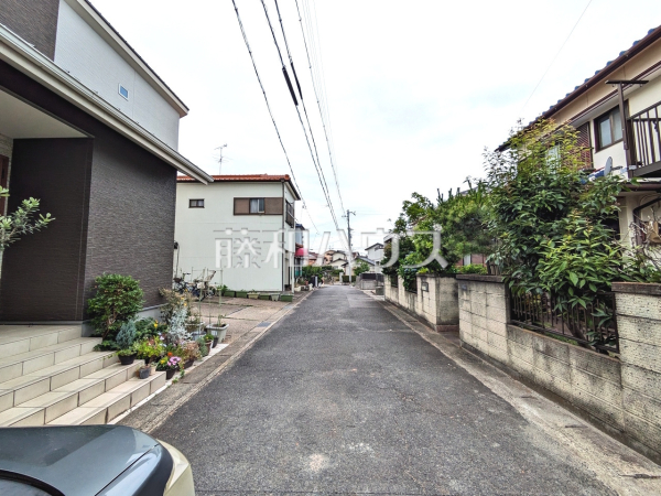 接道状況および現場風景　【春日井市六軒屋町】