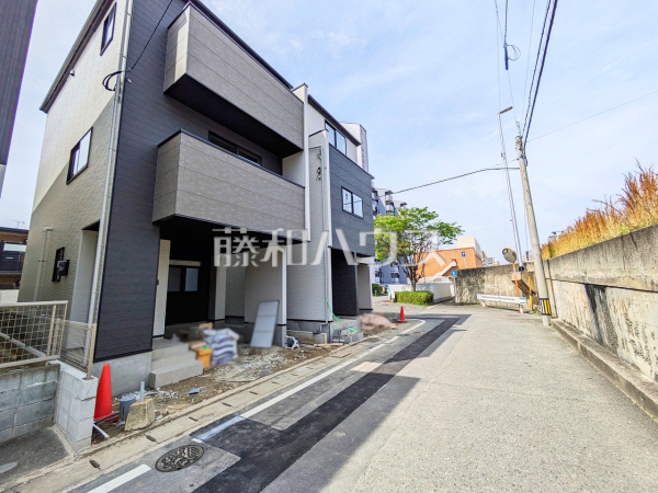 接道状況および現場風景　【福岡市西区愛宕１丁目】