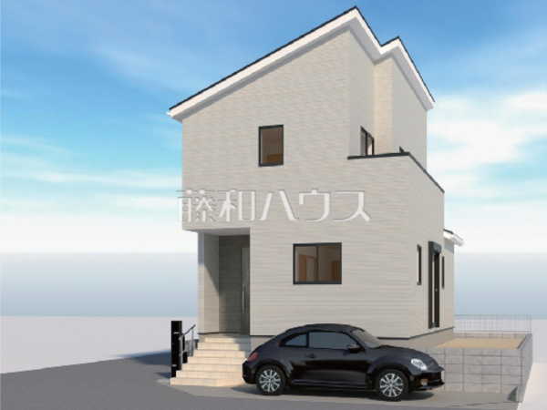 1号棟 完成予想図(外観) 【所沢市中新井4丁目】 1号棟 完成予想図(外観) 【所沢市中新井4丁目】