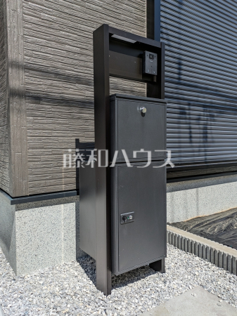 TVモニター付きインターホン・郵便ポスト・宅配ボックス　【新座市片山３丁目】