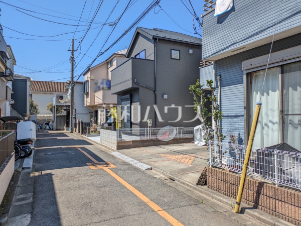 接道状況および現場風景　【新座市片山３丁目】