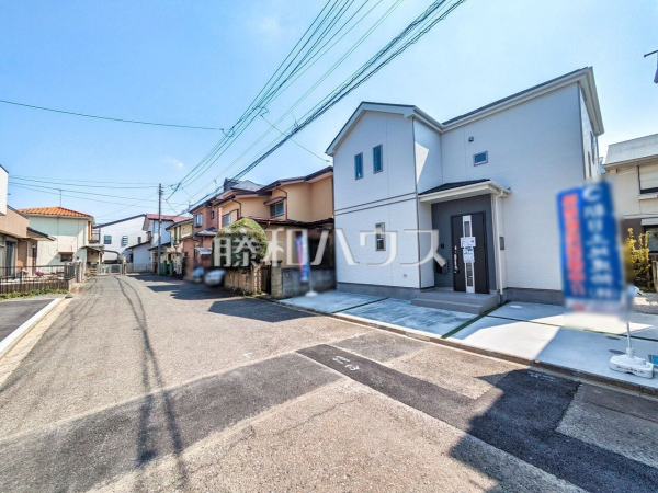 接道状況および現場風景 【所沢市中新井2丁目】 接道状況および現場風景 【所沢市中新井2丁目】