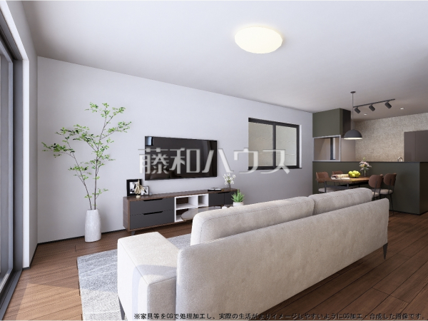 5号棟　完成予想図（内観）　【日野市南平９丁目】