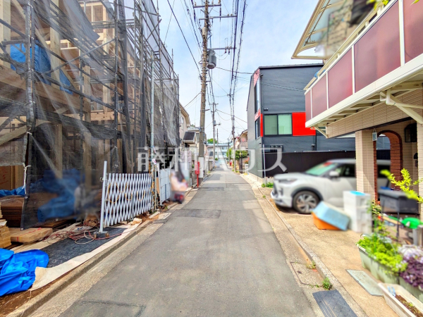 接道状況および現場風景　【杉並区阿佐谷北１丁目】