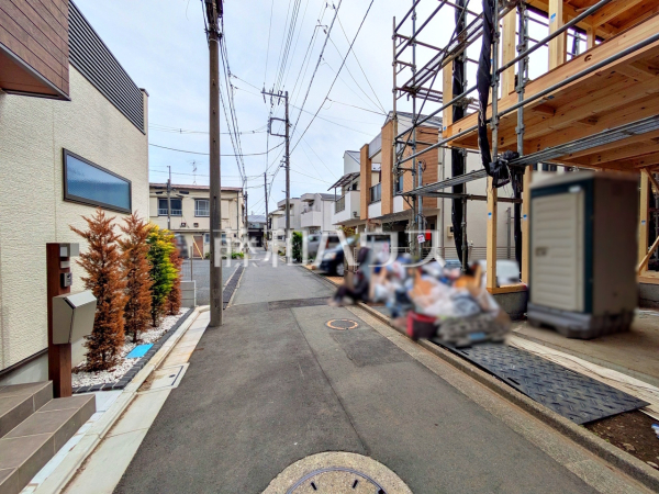 接道状況および現場風景　【杉並区阿佐谷北１丁目】