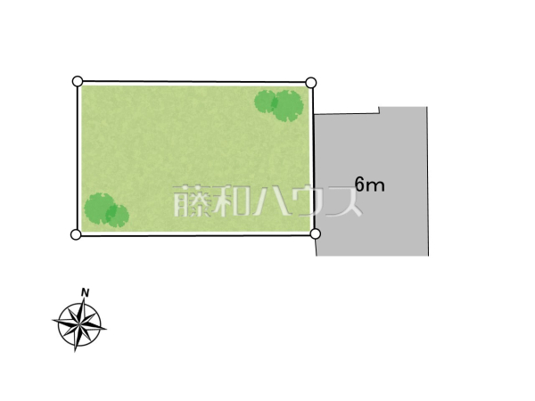 全体区画図　【志木市中宗岡２丁目】