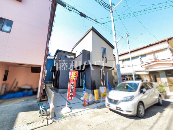 接道状況および現場風景　【志木市中宗岡２丁目】