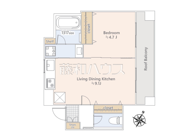 間取図　【ペガサスマンション石神井公園】