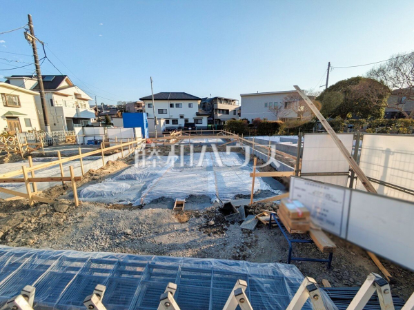 ≪1号棟　外観≫見学はしたいけど、なかなか時間が取れない・・・そんな方に出勤前や仕事終わりにマイホームを見学できるサポートをいたします。　【多摩市一ノ宮４丁目】