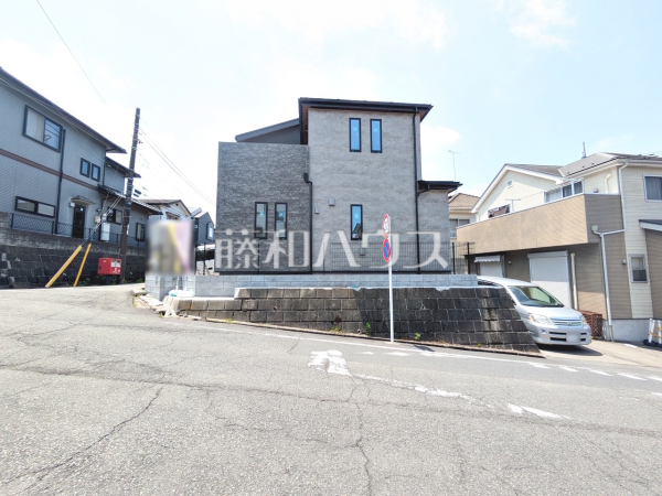 接道状況および現場風景　【八王子市長沼町】