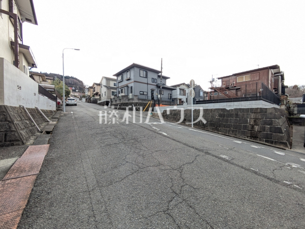 接道状況および現場風景　【八王子市長沼町】
