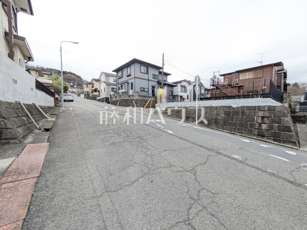接道状況および現場風景　【八王子市長沼町】