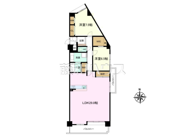 間取図　【フレスト小牧】