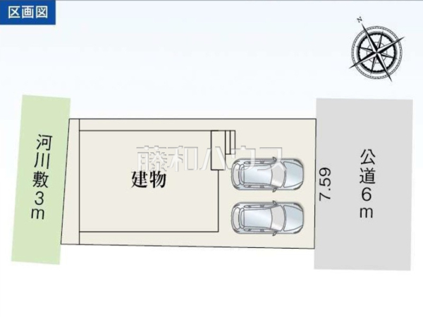 全体区画図　【春日井市牛山町】