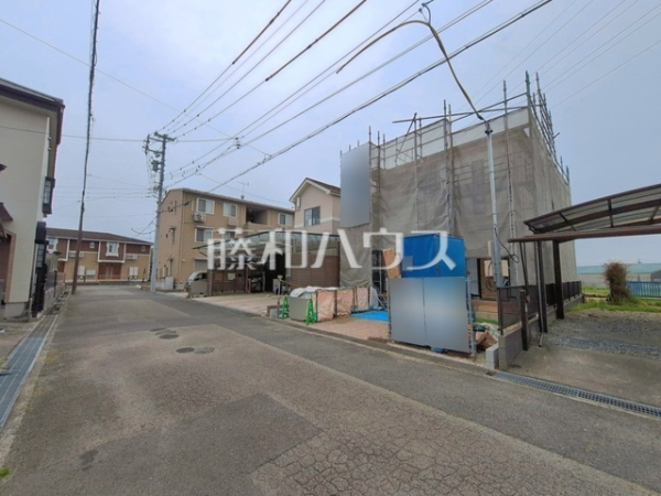 接道状況および現場風景　【春日井市牛山町】